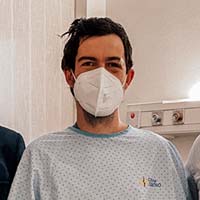 Iago Garay, operado con éxito de su fractura en el codo izquierdo