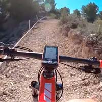 Internacionales XCO Chelva 2020: el circuito desde la bicicleta de Sergio Mantecón