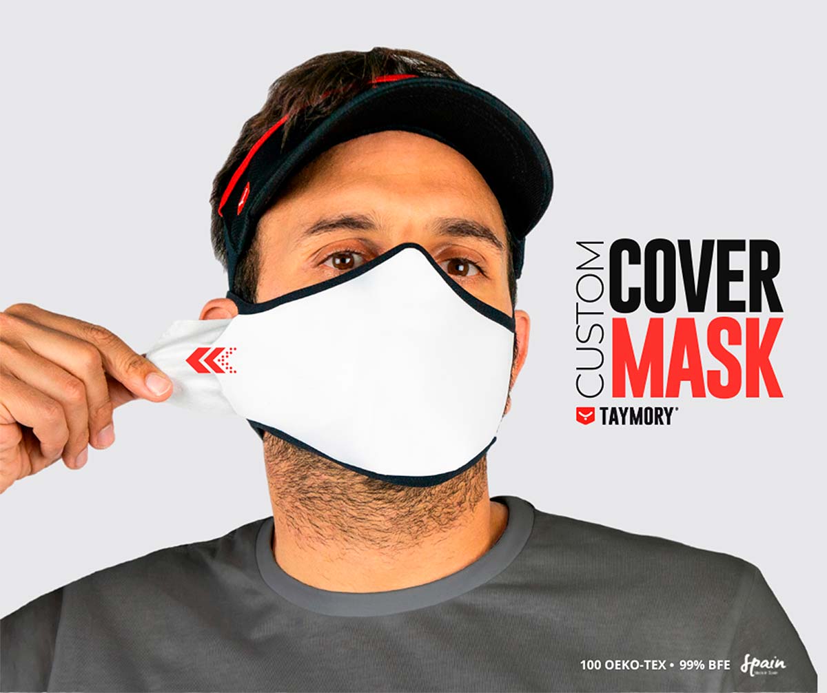 En TodoMountainBike: Taymory Cover Mask, un cubre mascarilla de diseño personalizable con filtro protector