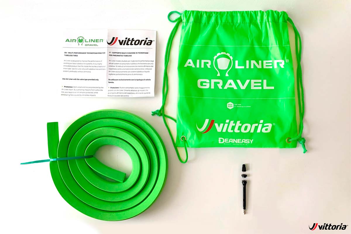 Vittoria Air-Liner Gravel, un mousse antipinchazos específicos para bicicletas de gravel