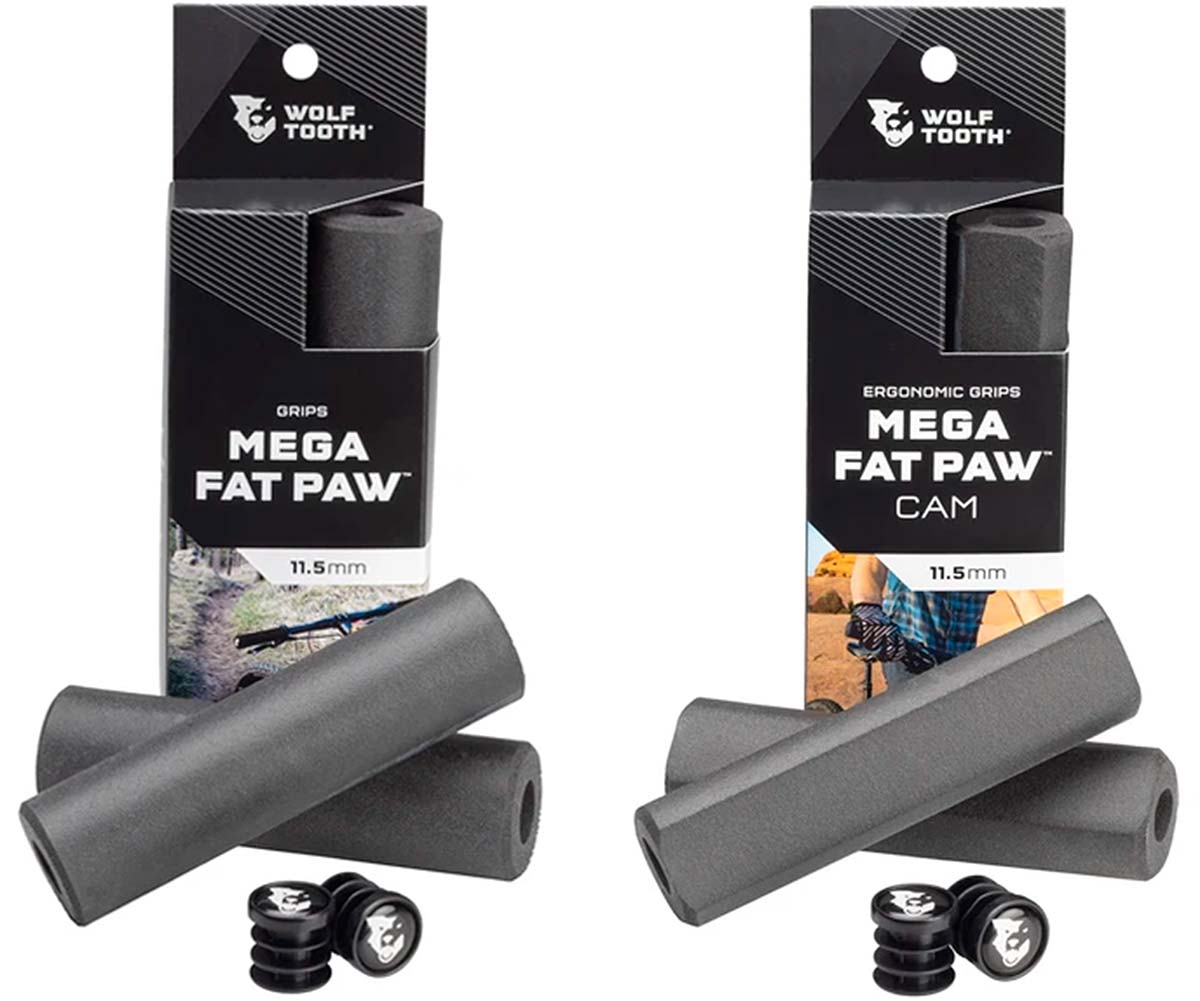 En TodoMountainBike: Wolf Tooth Components lanza los Mega Fat Paw, los puños de silicona más gruesos del mercado