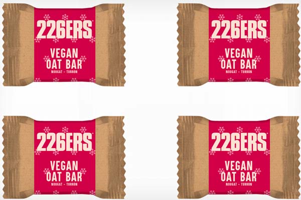 226ERS añade el sabor de turrón a sus barritas veganas Vegan Oat