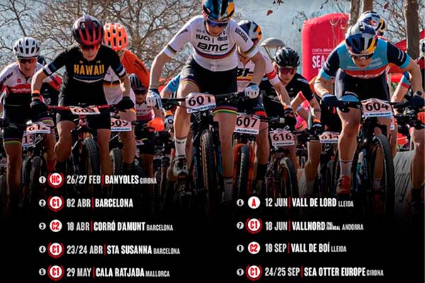 Calendario de la Copa Catalana Internacional BTT 2022, uno de los campeonatos de XCO de referencia