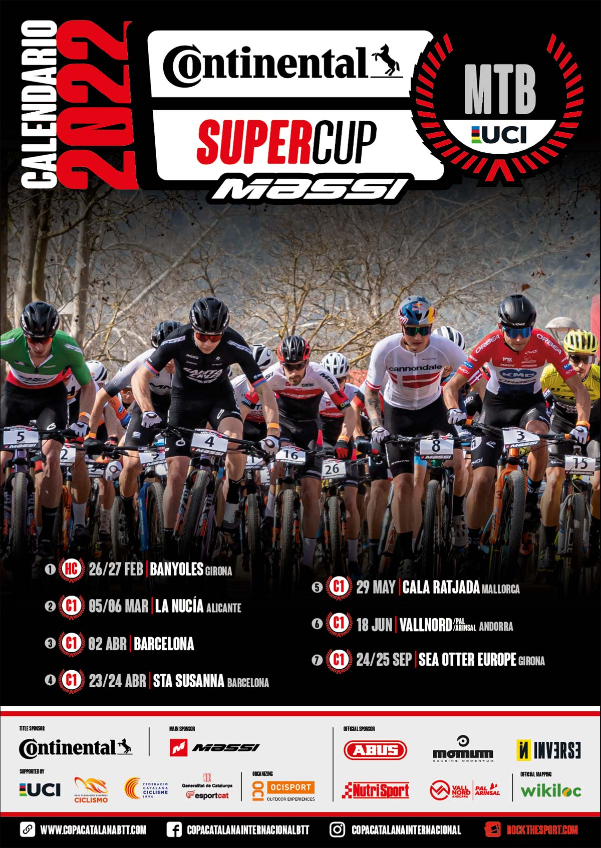 Calendario de la Super Cup Massi 2022, el segundo campeonato de XCO con más puntos UCI en juego