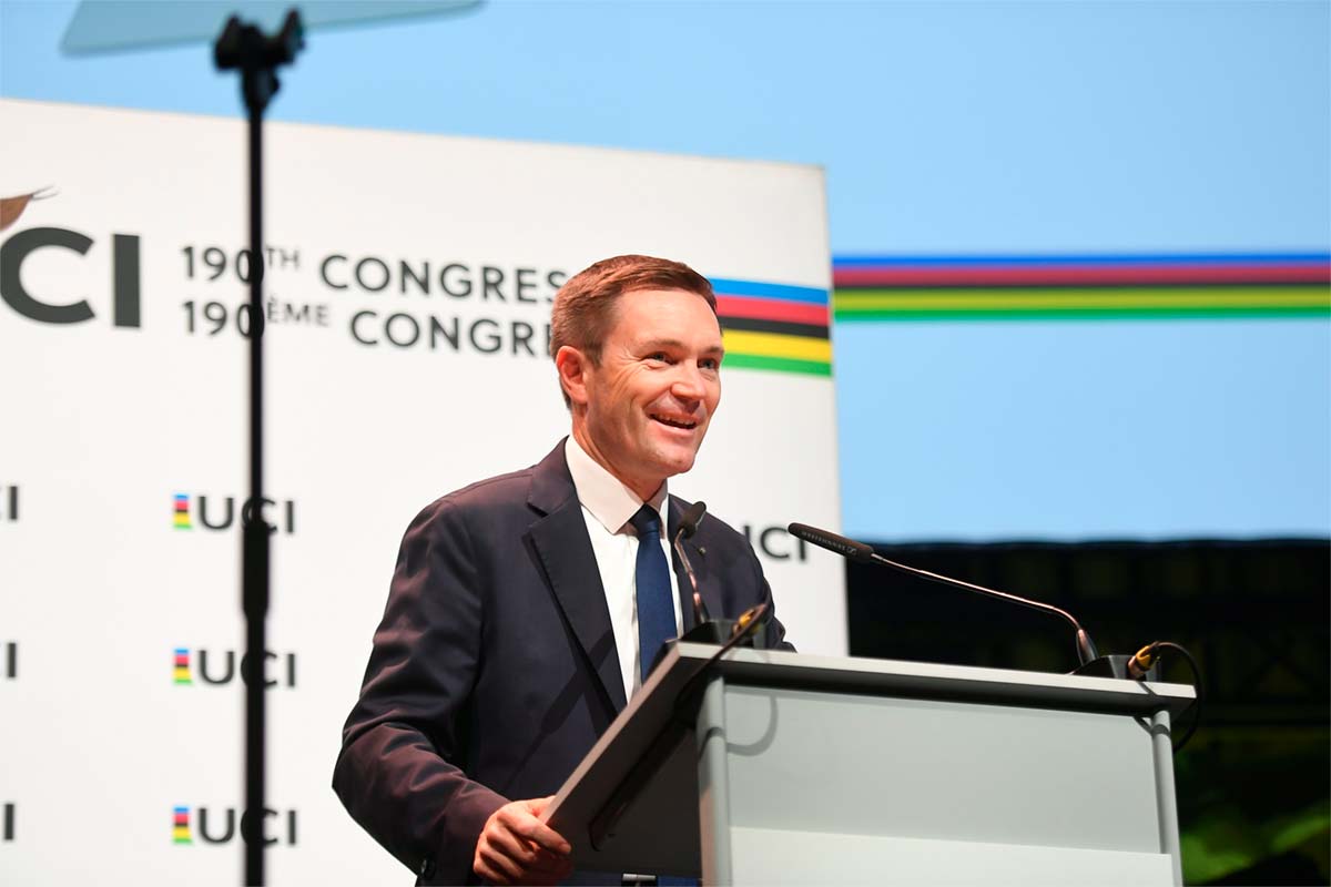 David Lappartient es reelegido presidente de la UCI por cuatro años más