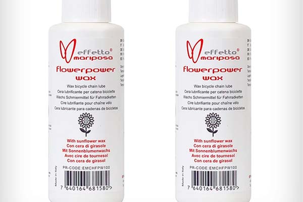 Effetto Mariposa presenta el Flowerpower Wax, un lubricante de cadena con base de semillas de girasol