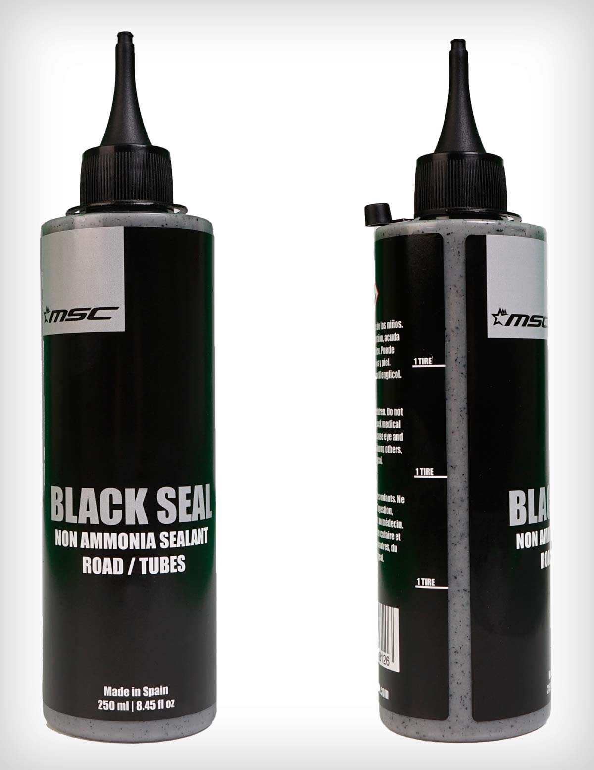 En TodoMountainBike: El líquido sellante Black Seal de MSC estrena versión para neumáticos de carretera