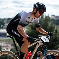 El circuito del Open de España de XCO de Valladolid desde la bicicleta de Sergio Mantecón