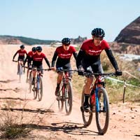 El circuito del Superprestigio MTB Faster de Arnedo desde la bicicleta de Sergio Mantecón