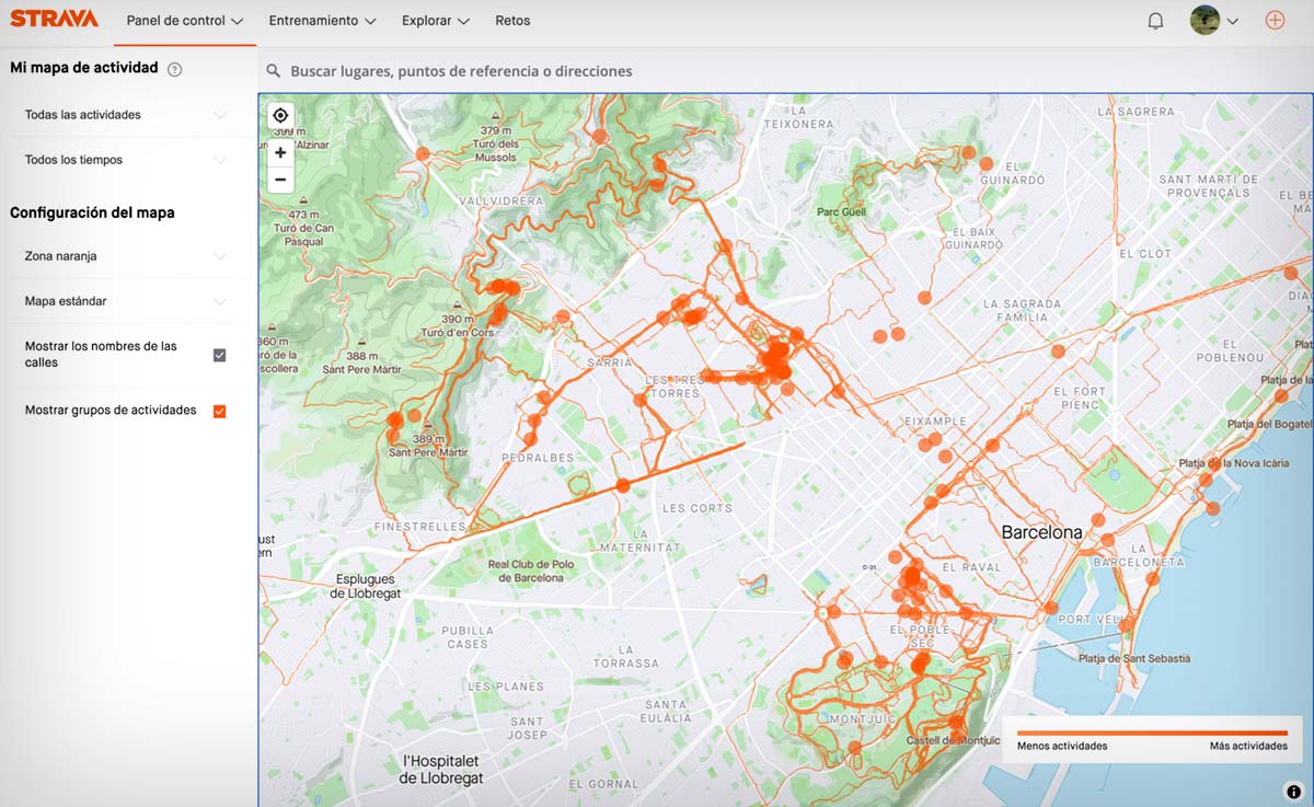 En TodoMountainBike: Strava actualiza los mapas personales de actividad