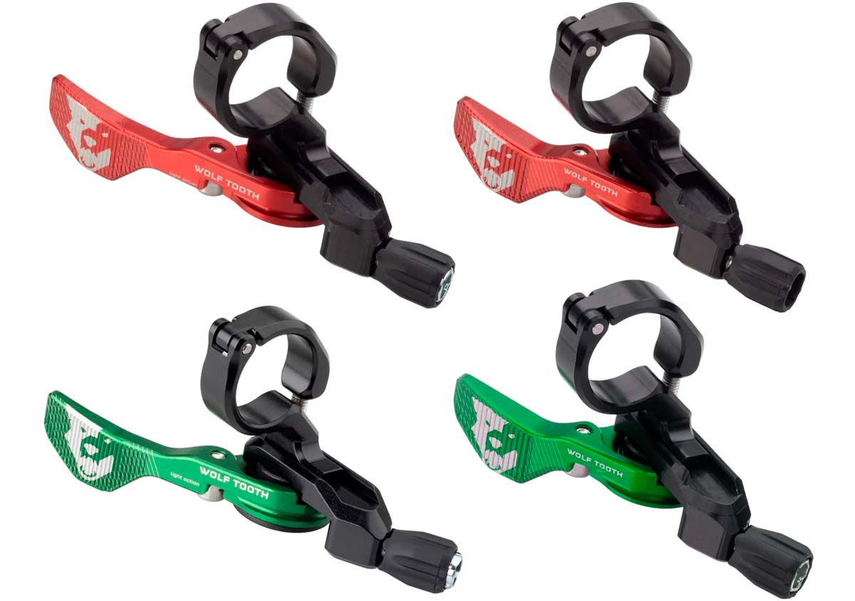 En TodoMountainBike: Wolf Tooth Components lanza una edición limitada de sus mandos remotos para tija en color rojo o verde