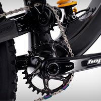 Hope EVO, la apuesta de la marca por unas bielas ultracortas de 155 mm