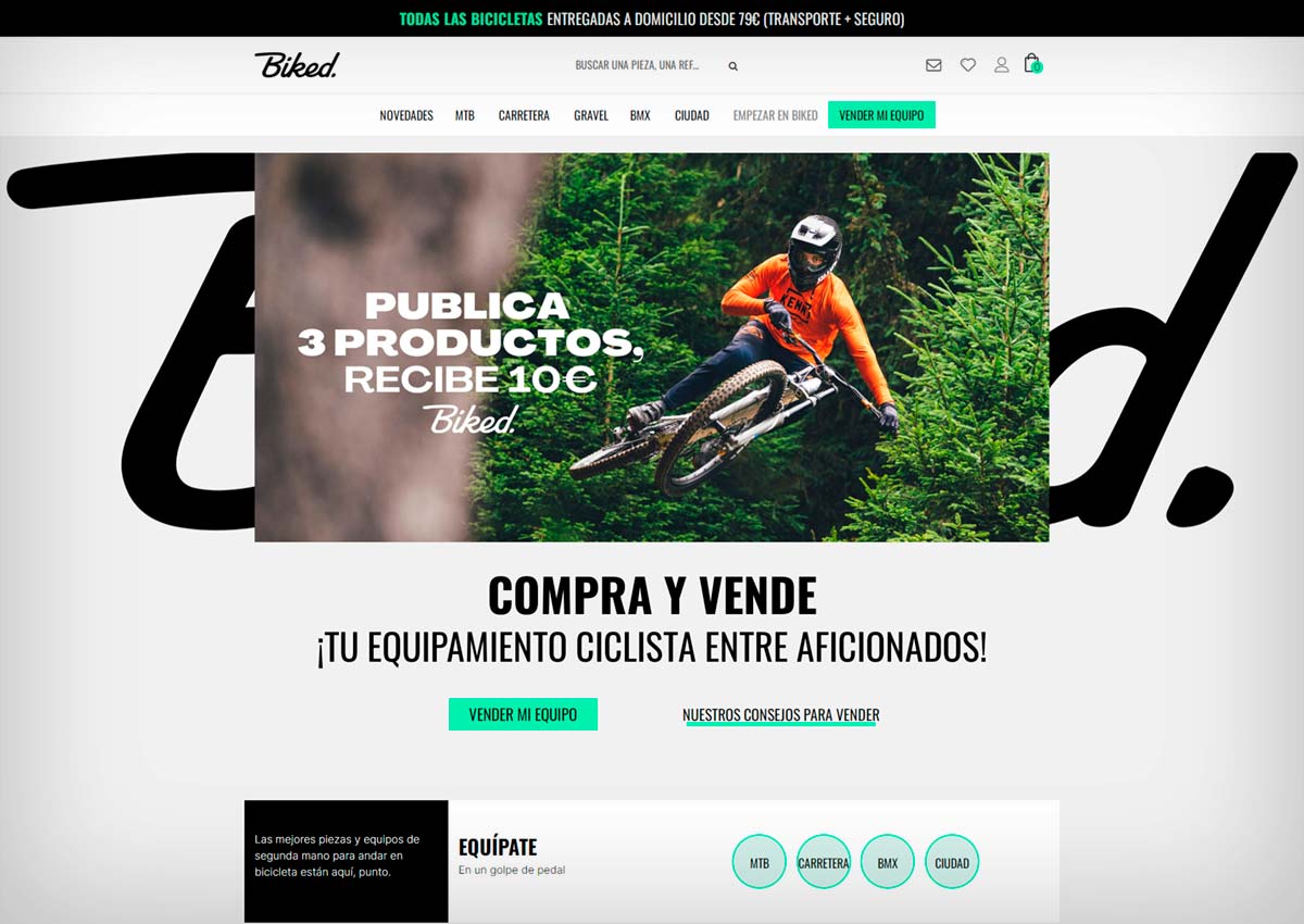 En TodoMountainBike: La aplicación europea Biked de compra-venta de bicicletas ya está disponible en España
