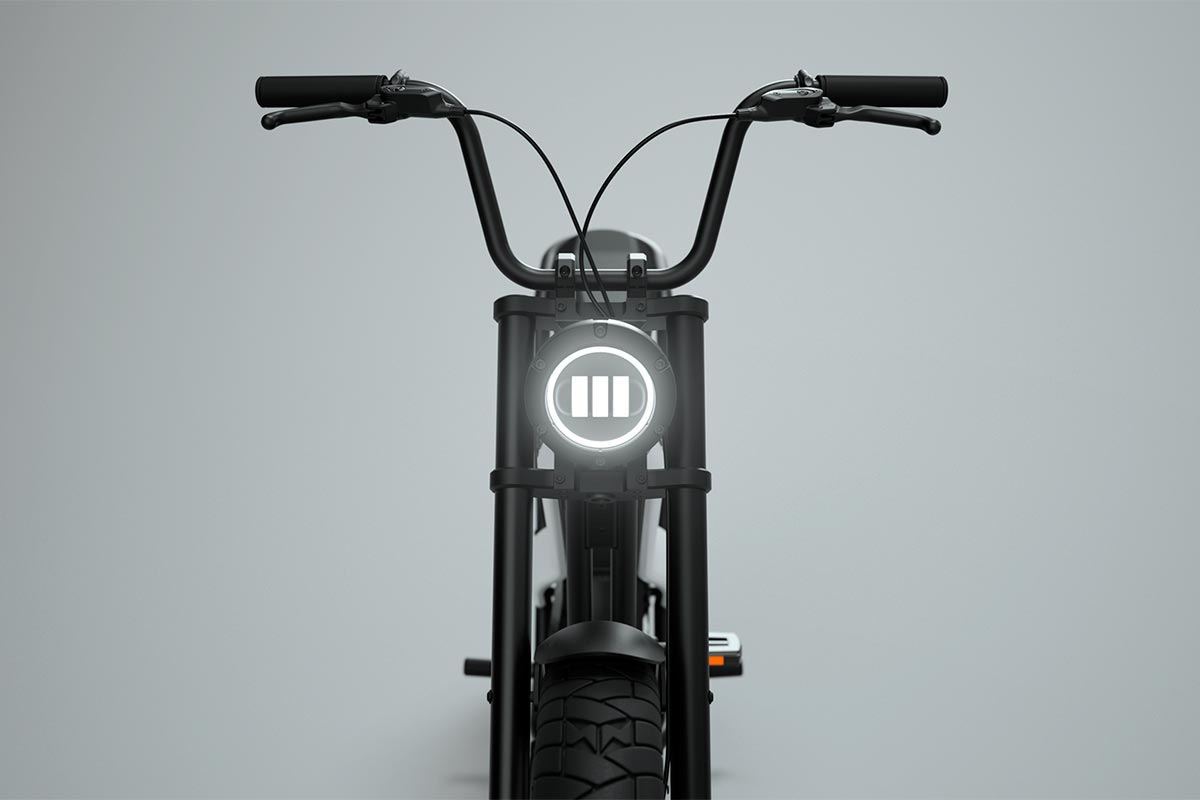 Brekr Model F, una bicicleta eléctrica con diseño de moto retrofuturista y 100 km de autonomía