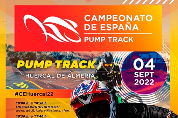 El primer Campeonato de España de Pump Track arranca en Huércal de Almería