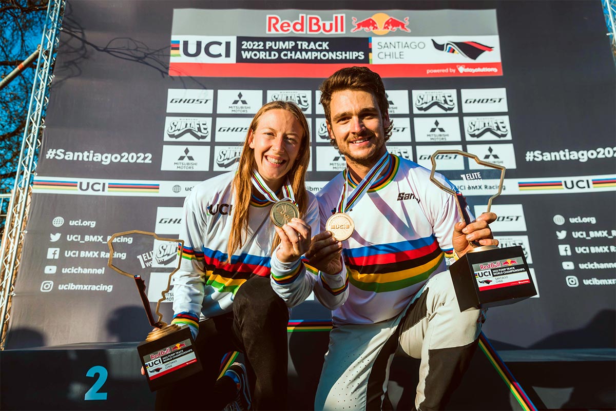 Niels Bensink y Christa Von Niederhäusern se proclaman campeones del mundo de Pump Track en Chile