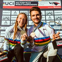 Niels Bensink y Christa Von Niederhäusern se proclaman campeones del mundo de Pump Track en Chile