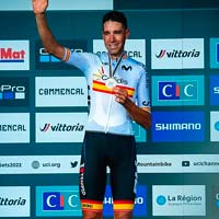 Así vivió la Selección Española la medalla de plata de David Valero en el Mundial de Les Gets