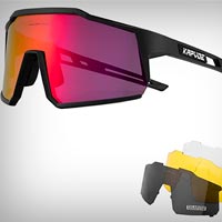 Kapvoe KE9022, las gafas de ciclismo con lente polarizada envolvente que triunfan en Amazon