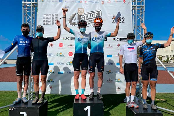 Karl Markt y Ann-Dorthe Lisbygd ganan la Club La Santa 4 Stage MTB Race Lanzarote 2022