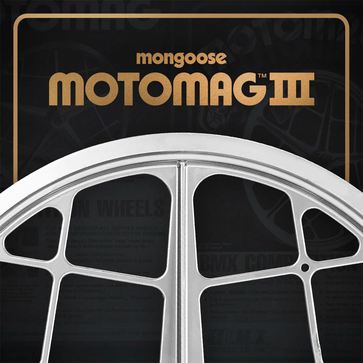 Mongoose resucita las Motomag, las ruedas más icónicas de la historia del BMX