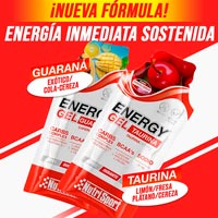 Los geles energéticos Taurina y Guaraná de Nutrisport estrenan una fórmula mejorada