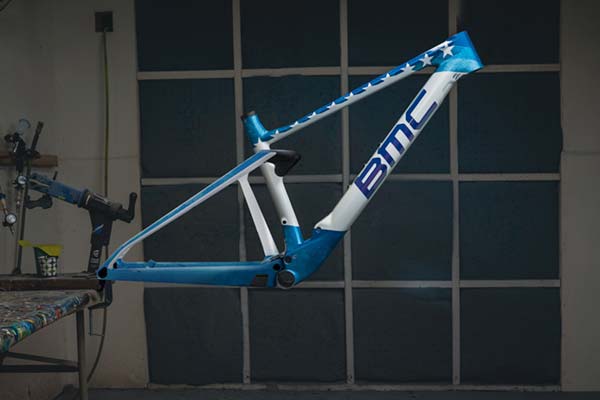 Así es la BMC Fourstroke personalizada que Pauline Ferrand-Prévot estrenó en Albstadt