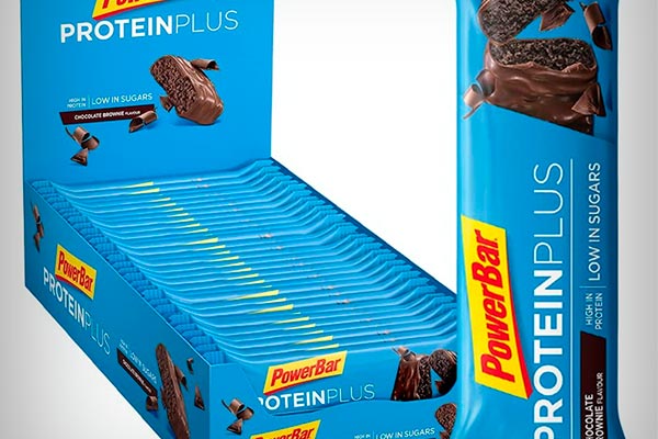 Cazando ofertas: el pack de 30 barritas Powerbar Protein Plus de sabor Brownie, casi a mitad de precio