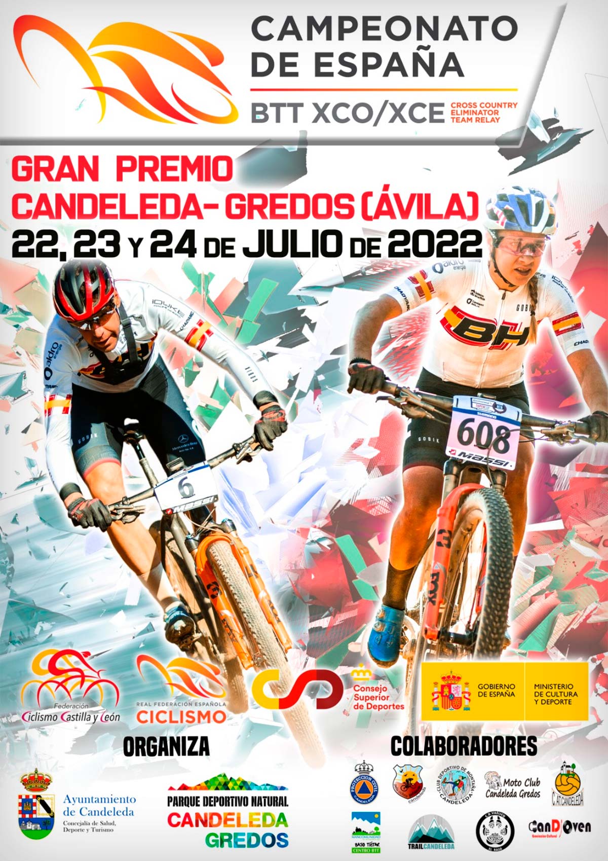 Horarios del Campeonato de España de XCO/XCE/Team Relay 2022