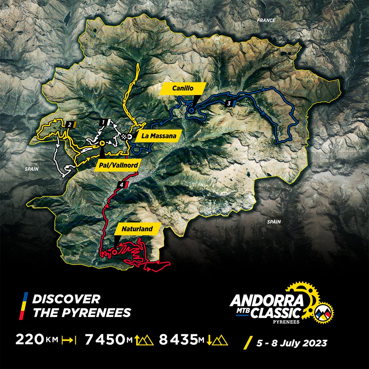 La Andorra MTB Classic-Pyrenees 2023 tendrá más montaña, más kilómetros y categoría Epic Legend Race