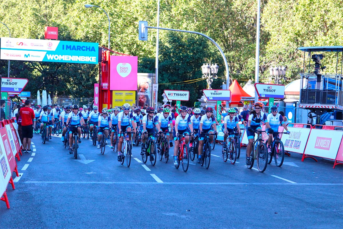 Así fue la primera marcha Women In Bike celebrada en Madrid