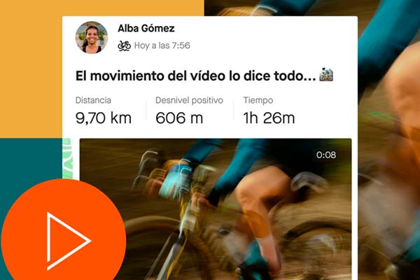 La opción de subir vídeos de 30 segundos en las actividades llega a Strava