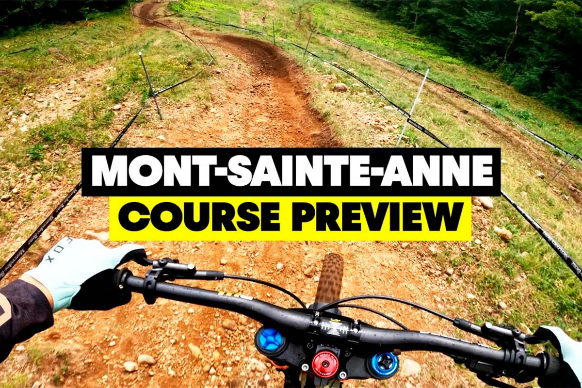 En TodoMountainBike: Copa del Mundo de Descenso 2022: la pista de Mont-Sainte-Anne desde la bicicleta de Jackson Goldstone