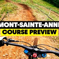 Copa del Mundo de Descenso 2022: la pista de Mont-Sainte-Anne desde la bicicleta de Jackson Goldstone