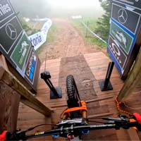 Copa del Mundo de Descenso 2022: la pista de Snowshoe desde la bicicleta de Laurie Greenland