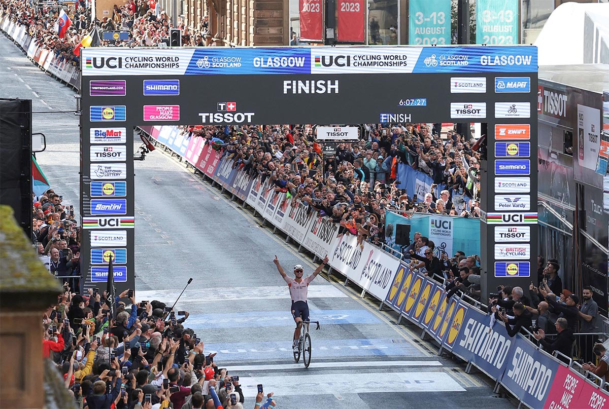 Las espectaculares audiencias televisivas y digitales del Súper Campeonato del Mundo de Ciclismo de Glasgow 2023