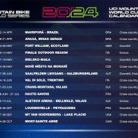 Fechas y sedes de la Copa del Mundo de XCO, Short Track, Descenso y Enduro de 2024