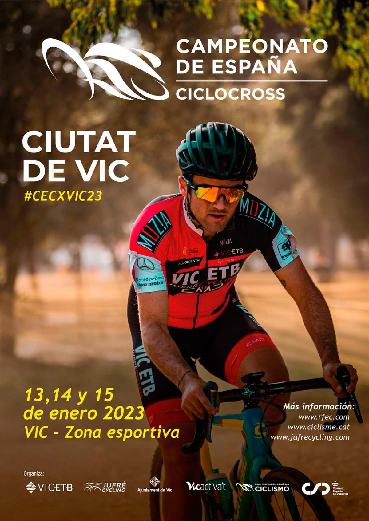 Todo a punto para el Campeonato de España de Ciclocross 2023 en Vic