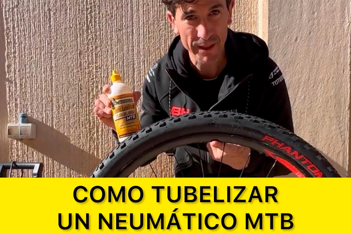 Carlos Coloma enseña en este vídeo cómo tubelizar un neumático en menos de cuatro minutos