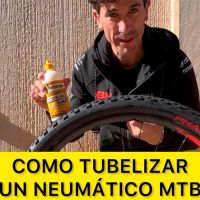 Carlos Coloma enseña en este vídeo cómo tubelizar un neumático en menos de cuatro minutos