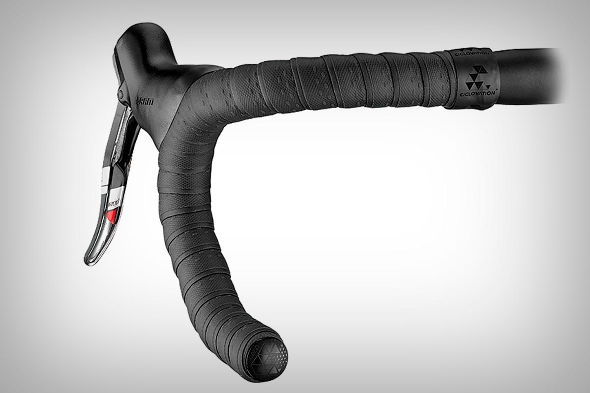 Ciclovation Grind Touch, cintas de manillar de caucho con acolchado de gel ideales para bicicletas de gravel