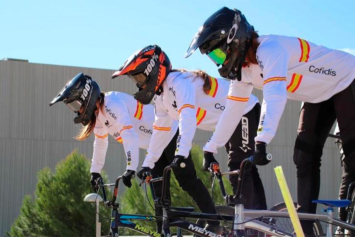 La selección española de BMX se concentra en Anadia para preparar la nueva temporada