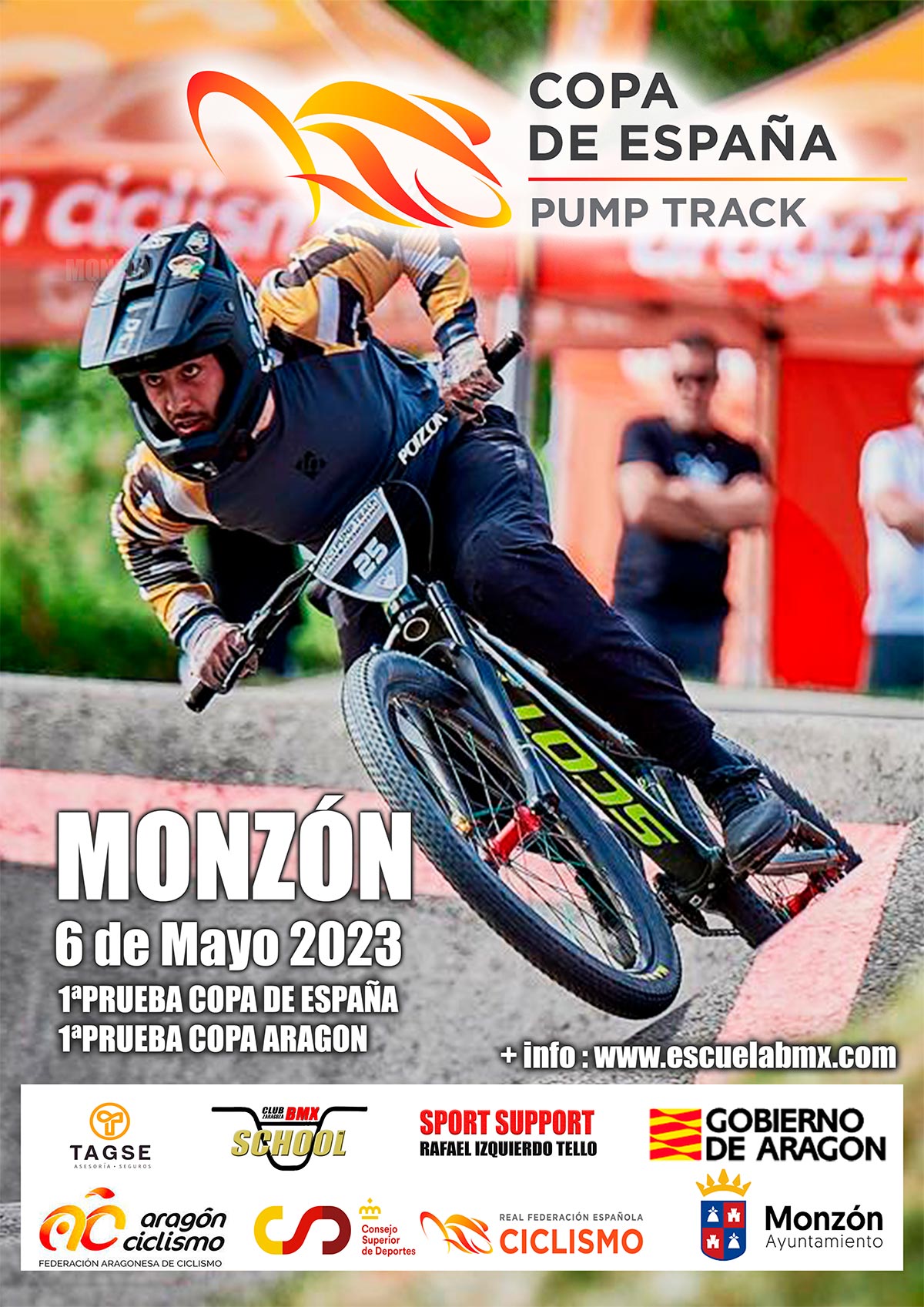 Monzón inaugura la Copa de España de Pump Track 2023