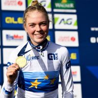 Fem van Empel, tras su victoria en el Europeo de Ciclocross 2023: "Voy a tomarme dos semanas de descanso"