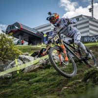 El descenso ganador de Rachel Atherton en la Copa del Mundo de Lenzerheide