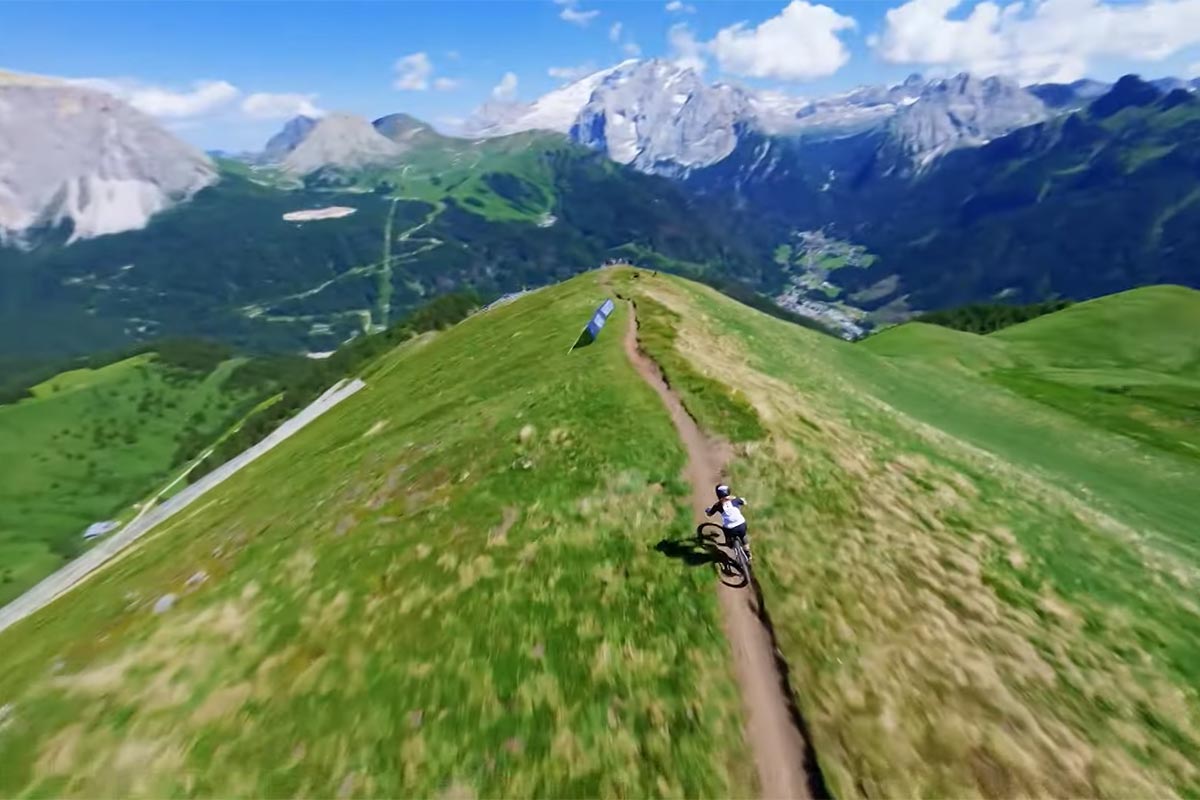 Para verlo: las mejores escenas de la Copa del Mundo de Mountain Bike 2023 a vista de dron