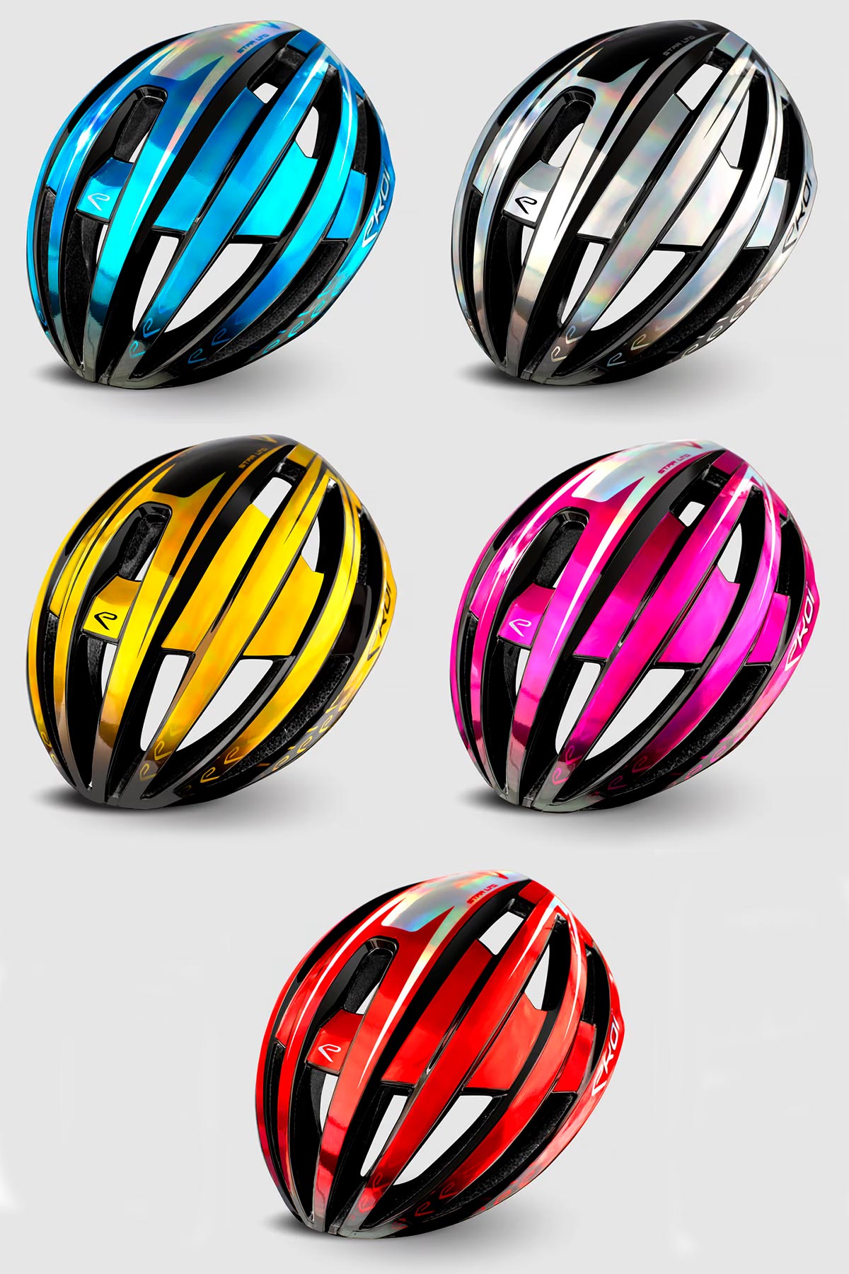 El casco Ekoï Gara MIPS estrena una llamativa edición limitada con cinco colores cromados