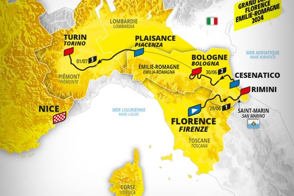 Fecha y recorrido de todas las etapas del Tour de Francia 2024