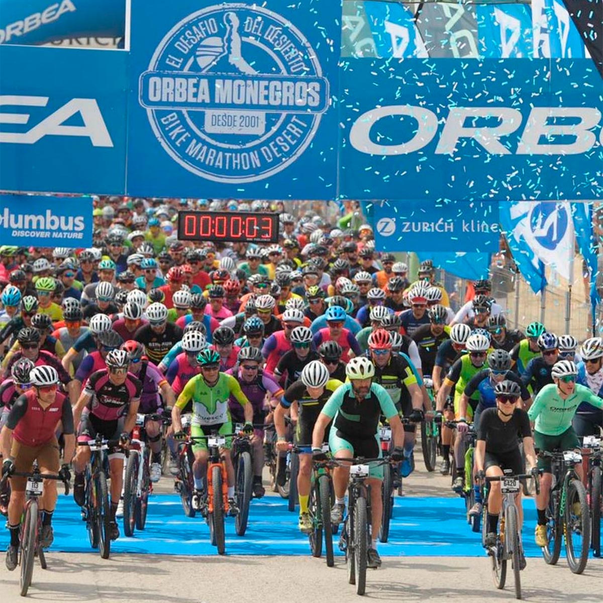 La XXI edición de la Orbea Monegros concluye con 8.000 ciclistas satisfechos tras un fin de semana épico