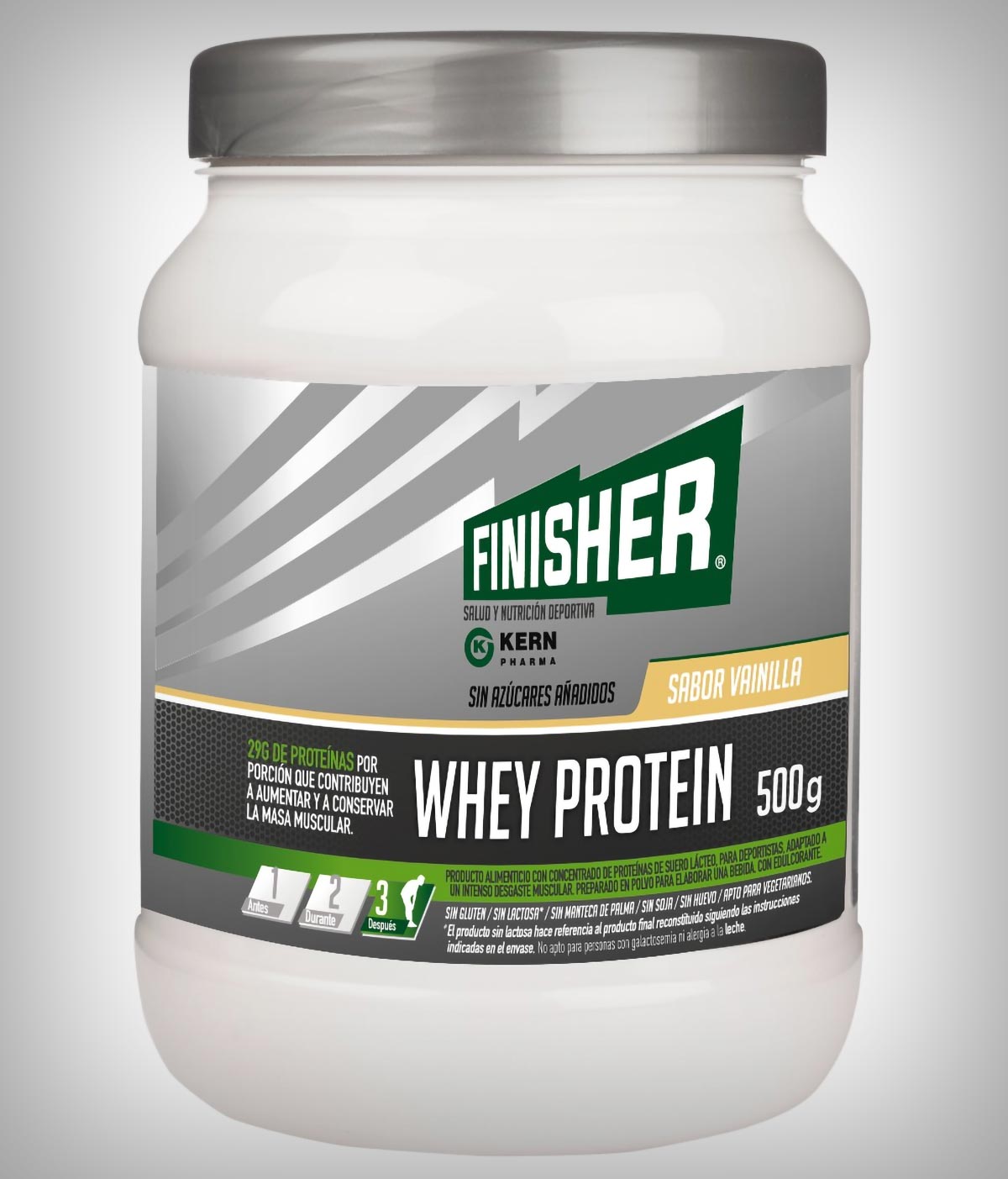 Kern Pharma amplía su línea de productos Finisher con el lanzamiento de la Whey Protein de sabor vainilla